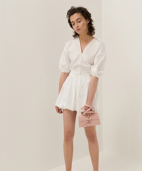 CHARLES & KEITH(チャールズ & キース)の「Tricha トリチャ ノッテッドベルト トップハンドルバッグ(ハンドバッグ・レディース・ブラック/ピンク/ベージュ系その他6・S)」の10枚目の写真