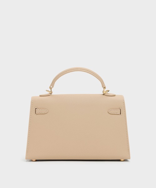 CHARLES & KEITH(チャールズ & キース)の「Tricha トリチャ ノッテッドベルト トップハンドルバッグ(ハンドバッグ・レディース・ブラック/ピンク/ベージュ系その他6・S)」の19枚目の写真