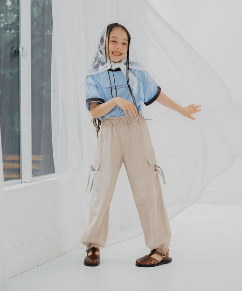 GLOBAL WORK(グローバルワーク)の「RICH COOL配色T半袖/824685(Tシャツ/カットソー・キッズ・ネイビー/ライトグレー/サックスブルー・130cm/160cm/150cm/140cm)」の21枚目の写真