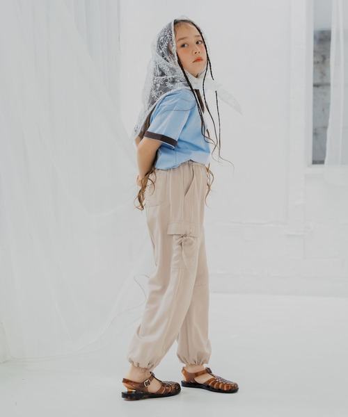 GLOBAL WORK(グローバルワーク)の「RICH COOL配色T半袖/824685(Tシャツ/カットソー・キッズ・ネイビー/ライトグレー/サックスブルー・130cm/160cm/150cm/140cm)」の20枚目の写真