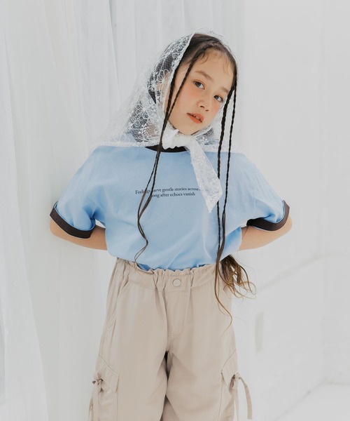 GLOBAL WORK(グローバルワーク)の「RICH COOL配色T半袖/824685(Tシャツ/カットソー・キッズ・ネイビー/ライトグレー/サックスブルー・130cm/160cm/150cm/140cm)」の18枚目の写真