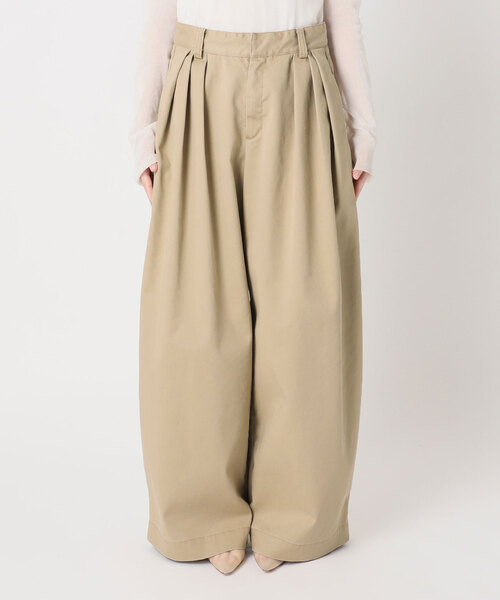 plage(プラージュ)の「《WEB限定追加》R’IAM Super wide CHINO パンツ 5(チノパンツ・レディース・ベージュ・32/34/36/38)」の11枚目の写真
