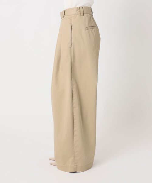 plage(プラージュ)の「《WEB限定追加》R’IAM Super wide CHINO パンツ 5(チノパンツ・レディース・ベージュ・32/34/36/38)」の12枚目の写真