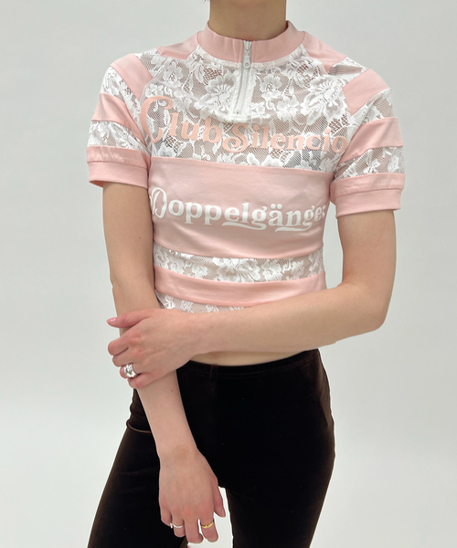 EDIT. FOR LULU（エディットフォールル）の「【YUHAN WANG/ユハン ワン】sport lace cycling top（Tシャツ/カットソー・レディース・ピンク・FREE）」の16枚目の写真