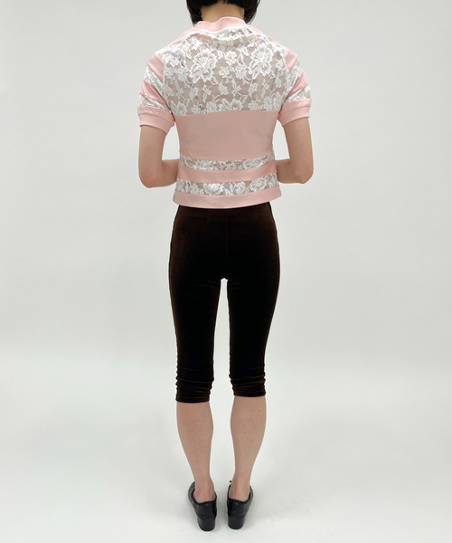 EDIT. FOR LULU（エディットフォールル）の「【YUHAN WANG/ユハン ワン】sport lace cycling top（Tシャツ/カットソー・レディース・ピンク・FREE）」の14枚目の写真