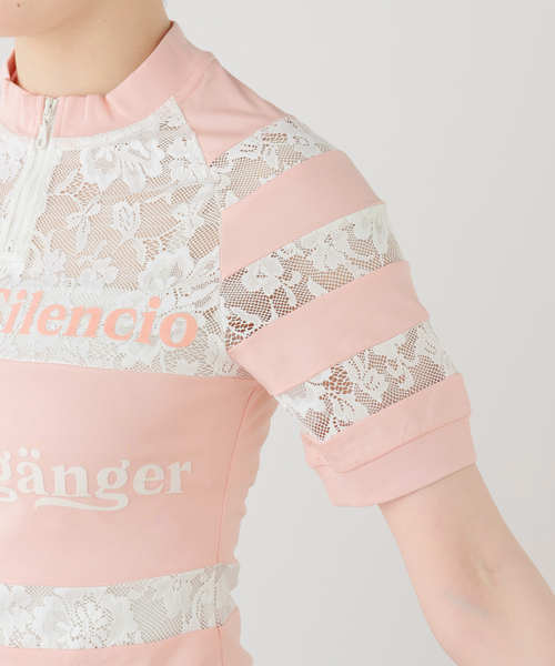EDIT. FOR LULU（エディットフォールル）の「【YUHAN WANG/ユハン ワン】sport lace cycling top（Tシャツ/カットソー・レディース・ピンク・FREE）」の6枚目の写真