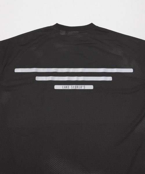 BURLAP OUTFITTER（バーラップアウトフィッター）の「『別注』BURLAP OUTFITTER×LAKE SEEKERS　REFLECTIVE MESH L/S（Tシャツ/カットソー・メンズ・チャコールグレー/ホワイト/ブラック・MEDIUM/LARGE/X-LARGE）」の7枚目の写真