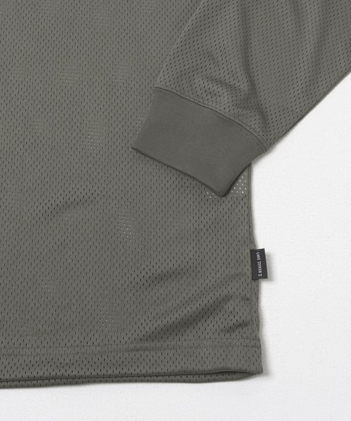 BURLAP OUTFITTER（バーラップアウトフィッター）の「『別注』BURLAP OUTFITTER×LAKE SEEKERS　REFLECTIVE MESH L/S（Tシャツ/カットソー・メンズ・チャコールグレー/ホワイト/ブラック・MEDIUM/LARGE/X-LARGE）」の10枚目の写真