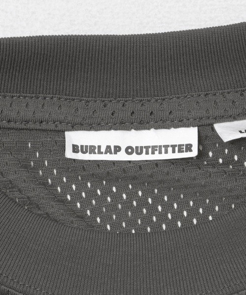 BURLAP OUTFITTER（バーラップアウトフィッター）の「『別注』BURLAP OUTFITTER×LAKE SEEKERS　REFLECTIVE MESH L/S（Tシャツ/カットソー・メンズ・チャコールグレー/ホワイト/ブラック・MEDIUM/LARGE/X-LARGE）」の13枚目の写真