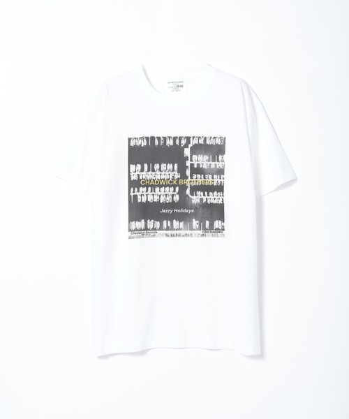 ARTCHIVES MALIBU(アートカイブス マリブ)の「【 Chadwick Products / チャドウィック プロダクツ 】JAZZY HOLIDAY TEE(Tシャツ/カットソー・メンズ・ホワイト/チャコールグレー・S/M/L/XL)」の2枚目の写真