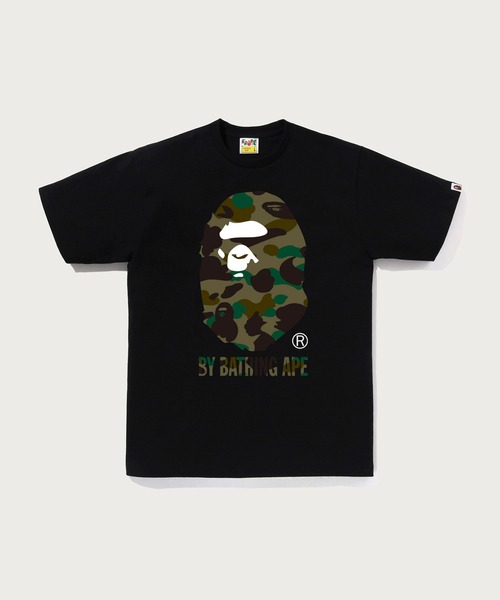 A BATHING APE（アベイシングエイプ）の「1ST CAMO BY BATHING APE TEE（Tシャツ/カットソー・メンズ・ブラック×グリーン/ホワイト×グリーン/ブラック×イエロー/ホワイト×イエロー・MEDIUM/SMALL/XX-LARGE/LARGE/XXX-LARGE/X-LARGE）」の3枚目の写真