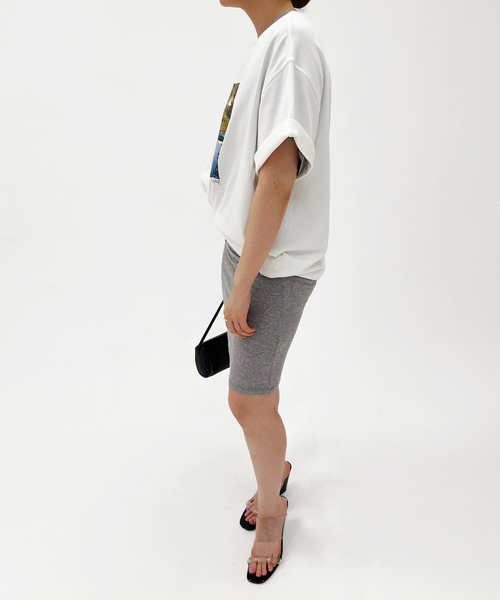 EDIT. FOR LULU(エディットフォールル)の「【ESTHE/エステ】Poolside Print Cotton T Shirt(Tシャツ/カットソー・レディース・ホワイト・FREE)」の3枚目の写真