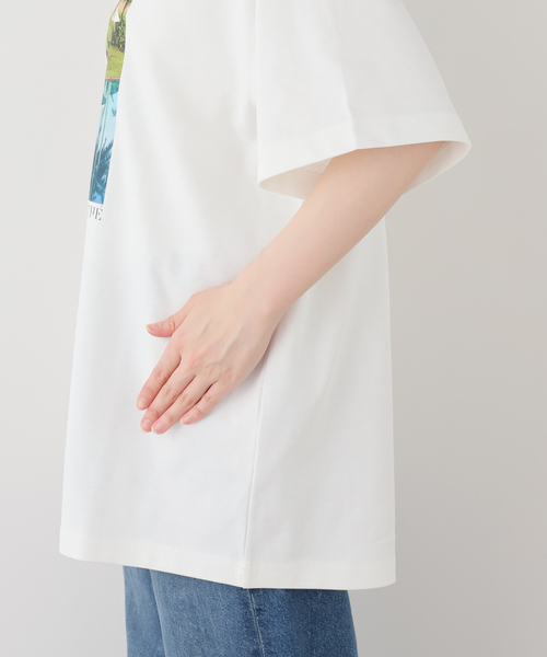 EDIT. FOR LULU(エディットフォールル)の「【ESTHE/エステ】Poolside Print Cotton T Shirt(Tシャツ/カットソー・レディース・ホワイト・FREE)」の10枚目の写真