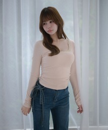 Lace trim Claire tops / レーストリムクレアトップス