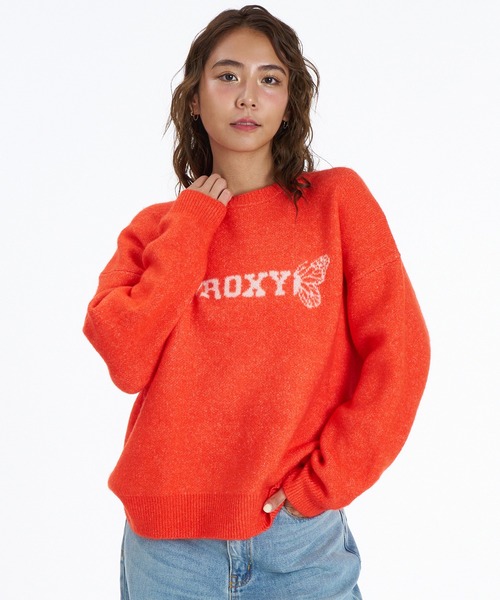 ROXY(ロキシー)の「【ムラサキスポーツ限定】ROXY/ロキシー ジャガードニット RSR264628M(ニット/セーター・レディース・グリーン/ピンク・M/L)」の7枚目の写真