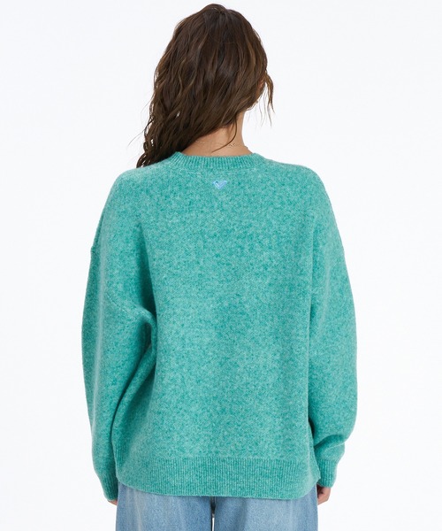 ROXY(ロキシー)の「【ムラサキスポーツ限定】ROXY/ロキシー ジャガードニット RSR264628M(ニット/セーター・レディース・グリーン/ピンク・M/L)」の4枚目の写真