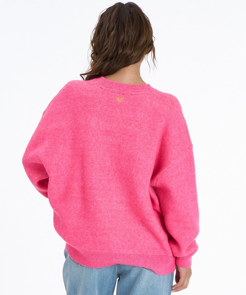 ROXY(ロキシー)の「【ムラサキスポーツ限定】ROXY/ロキシー ジャガードニット RSR264628M(ニット/セーター・レディース・グリーン/ピンク・M/L)」の6枚目の写真
