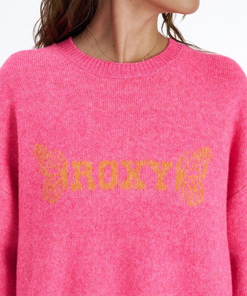 ROXY(ロキシー)の「【ムラサキスポーツ限定】ROXY/ロキシー ジャガードニット RSR264628M(ニット/セーター・レディース・グリーン/ピンク・M/L)」の9枚目の写真