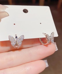 blackdia ocean バタフライ フープピアス