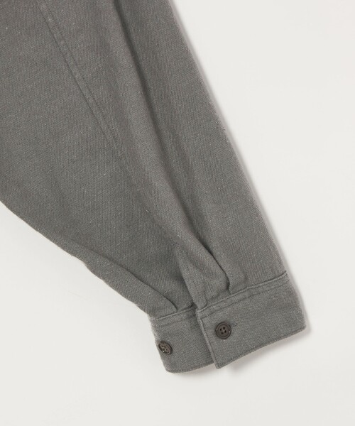 Steven Alan(スティーブンアラン)の「<Steven Alan> シルクネップ オープンカラー カバーオール シャツ(カバーオール・メンズ・グレー/ブラック・M/S/XL/L)」の6枚目の写真