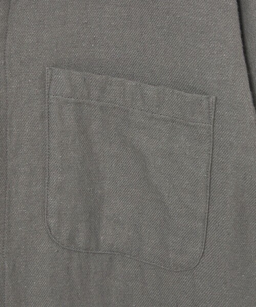 Steven Alan(スティーブンアラン)の「<Steven Alan> シルクネップ オープンカラー カバーオール シャツ(カバーオール・メンズ・グレー/ブラック・M/S/XL/L)」の7枚目の写真