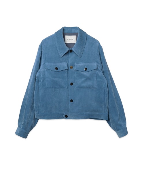 CULLNI(クルニ)の「Wide Wale Corduroy Minimal Jacket(ブルゾン・メンズ・ブラウン/ブルー/ブラック・2/1)」の6枚目の写真