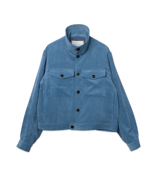 CULLNI(クルニ)の「Wide Wale Corduroy Minimal Jacket(ブルゾン・メンズ・ブラウン/ブルー/ブラック・2/1)」の7枚目の写真