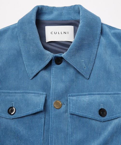 CULLNI(クルニ)の「Wide Wale Corduroy Minimal Jacket(ブルゾン・メンズ・ブラウン/ブルー/ブラック・2/1)」の8枚目の写真