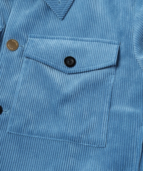 CULLNI(クルニ)の「Wide Wale Corduroy Minimal Jacket(ブルゾン・メンズ・ブラウン/ブルー/ブラック・2/1)」の11枚目の写真