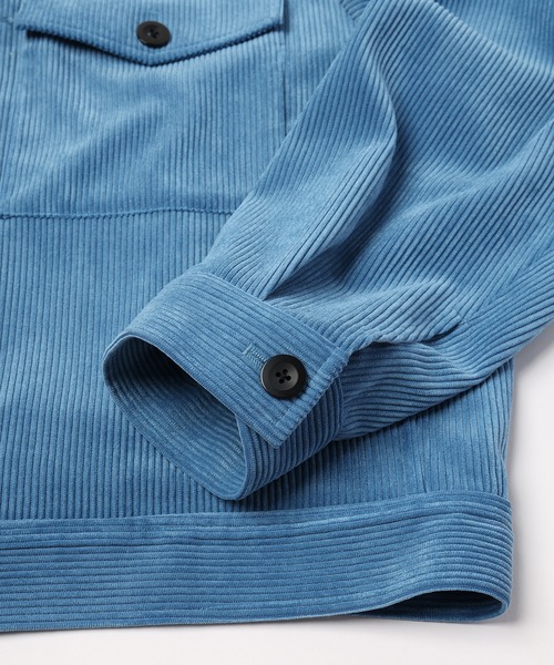 CULLNI(クルニ)の「Wide Wale Corduroy Minimal Jacket(ブルゾン・メンズ・ブラウン/ブルー/ブラック・2/1)」の12枚目の写真