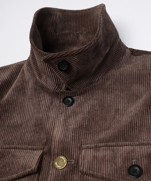 CULLNI(クルニ)の「Wide Wale Corduroy Minimal Jacket(ブルゾン・メンズ・ブラウン/ブルー/ブラック・2/1)」の18枚目の写真