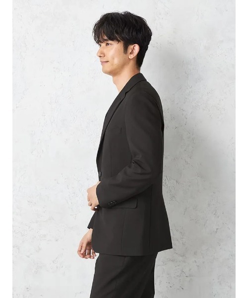 HARUYAMA(ハルヤマ)の「【WEB限定】 【セットアップ対応】 ジャケット 2つボタン ストレッチ 通年 ウォッシャブル【TOKYO RUN】(テーラードジャケット・メンズ・ブラック・M/S/AB(M)/AB(L)/LL-AB/LL/L)」の5枚目の写真