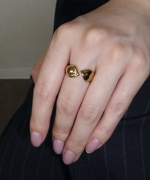 4quince（フォークインス）の「リーフラップリング（リング・レディース・シルバー/ゴールド・11号）」の5枚目の写真