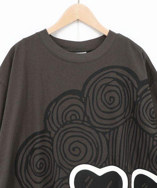 ScoLar（スカラー）の「162728：サングラススカラーちゃん UVプリントTシャツ（Tシャツ/カットソー・レディース・オフホワイト/チャコールグレー・M）」の15枚目の写真