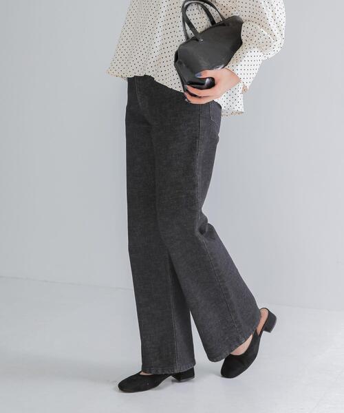 URBAN RESEARCH ROSSO WOMEN(アーバンリサーチ ロッソ)の「PERFECT FLARE DENIM(デニムパンツ・レディース・ブラック・38/36/TALL)」の4枚目の写真