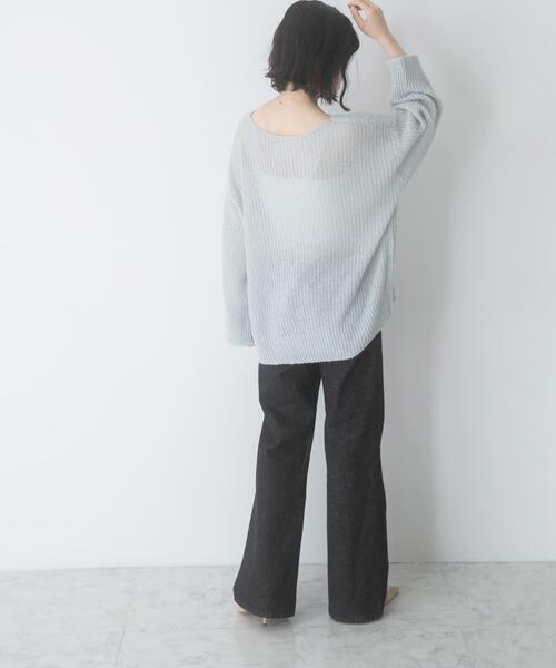 URBAN RESEARCH ROSSO WOMEN(アーバンリサーチ ロッソ)の「PERFECT FLARE DENIM(デニムパンツ・レディース・ブラック・38/36/TALL)」の20枚目の写真