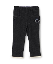 KP（ケーピー）の「デニム風ニットツイル 裾折り返し ロングパンツ（その他パンツ）」