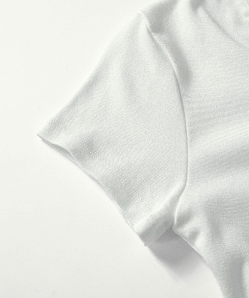 ASON(アズオン)の「EVER BUTTON TEE / WHITE(Tシャツ/カットソー・レディース・その他・FREE)」の11枚目の写真