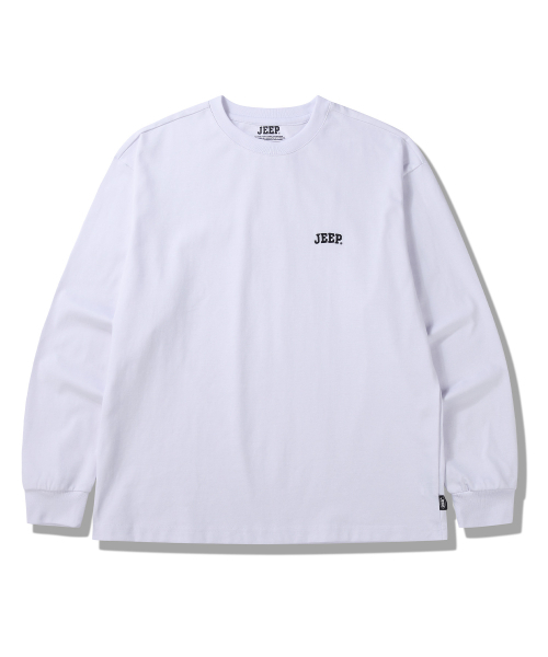 JEEP（ジープ）の「[2PACK] 16番手シングルベーシックビッグロゴロングスリーブTシャツ (JQ5TSU754BK)（Tシャツ/カットソー・レディース・ホワイト×ブラック/ブラック/ホワイト・LARGE/MEDIUM/SMALL/X-LARGE/2XL）」の6枚目の写真