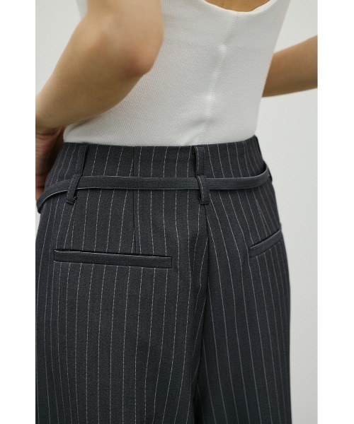 STYLEMIXER(スタイルミキサー)の「ベルト付きストライプラップパンツ(その他パンツ・レディース・ベージュ系その他/グレー系その他・SMALL/MEDIUM)」の12枚目の写真