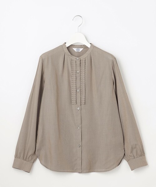 J.PRESS（ジェイプレス）の「【WEB限定カラーあり】セルローストラディショナルチェック シャツブラウス（シャツ/ブラウス・レディース・ホワイト系3/カーキ系3/ベージュ系3・T13/T15）」の18枚目の写真