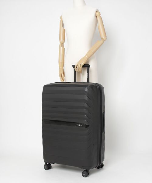 Samsonite(サムソナイト)の「サムソナイト OCTOLITE NEO スピナー75 エキスパンダブル ブラック(スーツケース/キャリーバッグ・メンズ・ブラック・L)」の2枚目の写真