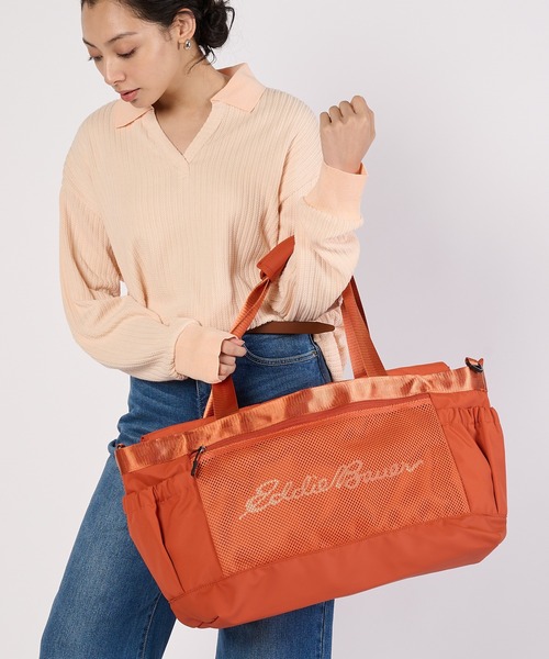 Eddie Bauer(エディーバウアー)の「MOM トートバッグ(トートバッグ・レディース・ブラック/ベージュ/オレンジ・F)」の3枚目の写真
