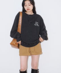 CIAOPANIC TYPY | パウダー加工ヘンリーロンTEE(Tシャツ/カットソー)