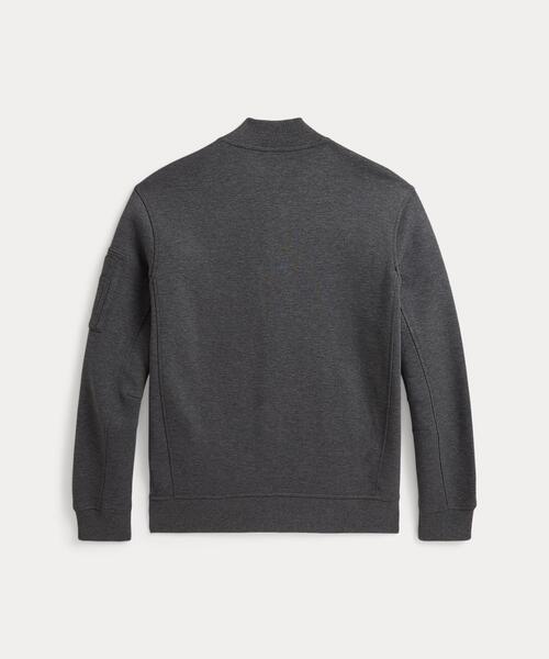 POLO RALPH LAUREN(ポロ ラルフ ローレン)の「ダブルニット ボンバー ジャケット(ブルゾン・メンズ・グレー系・M/S/L)」の2枚目の写真