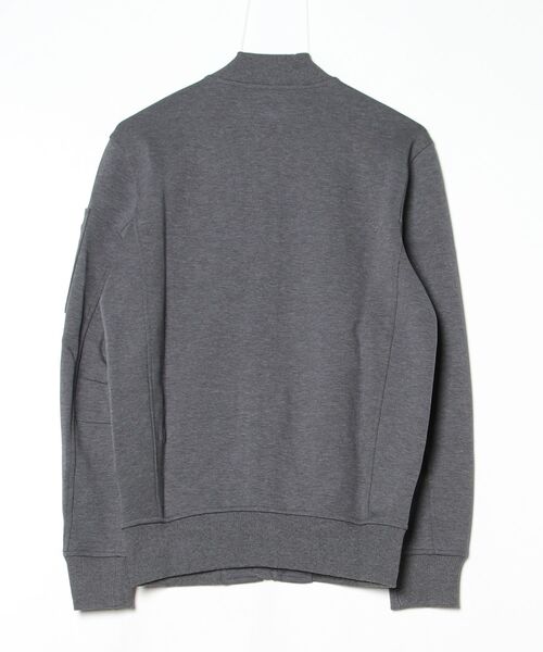 POLO RALPH LAUREN(ポロ ラルフ ローレン)の「ダブルニット ボンバー ジャケット(ブルゾン・メンズ・グレー系・M/S/L)」の4枚目の写真