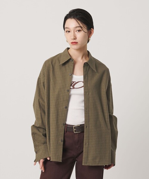 ER(イーアール)の「<ER>RICH グラフィック リブ タンクトップ(Tシャツ/カットソー・レディース・ホワイト・FREE)」の3枚目の写真