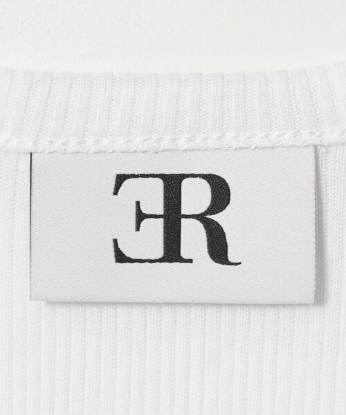 ER(イーアール)の「<ER>RICH グラフィック リブ タンクトップ(Tシャツ/カットソー・レディース・ホワイト・FREE)」の14枚目の写真