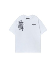 SUPPLIER（サプライヤー）の「Tシャツ｜Multiple Cross Rhinestone Tee｜SUPPLIER（Tシャツ/カットソー）」