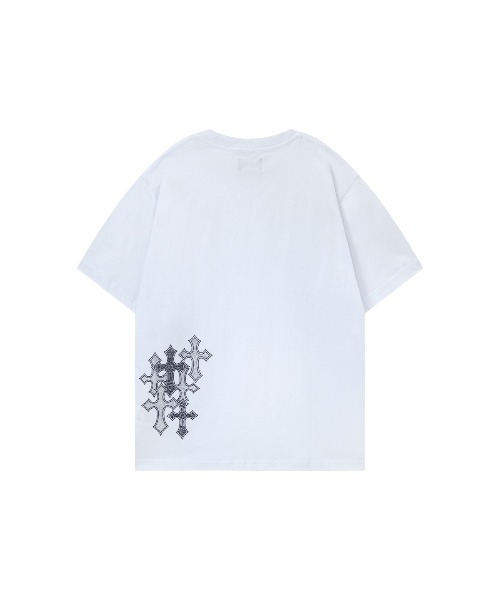 SUPPLIER(サプライヤー)の「Tシャツ|Multiple Cross Rhinestone Tee|SUPPLIER(Tシャツ/カットソー・メンズ・ブラック/ホワイト・SMALL/MEDIUM/LARGE/X-LARGE)」の10枚目の写真